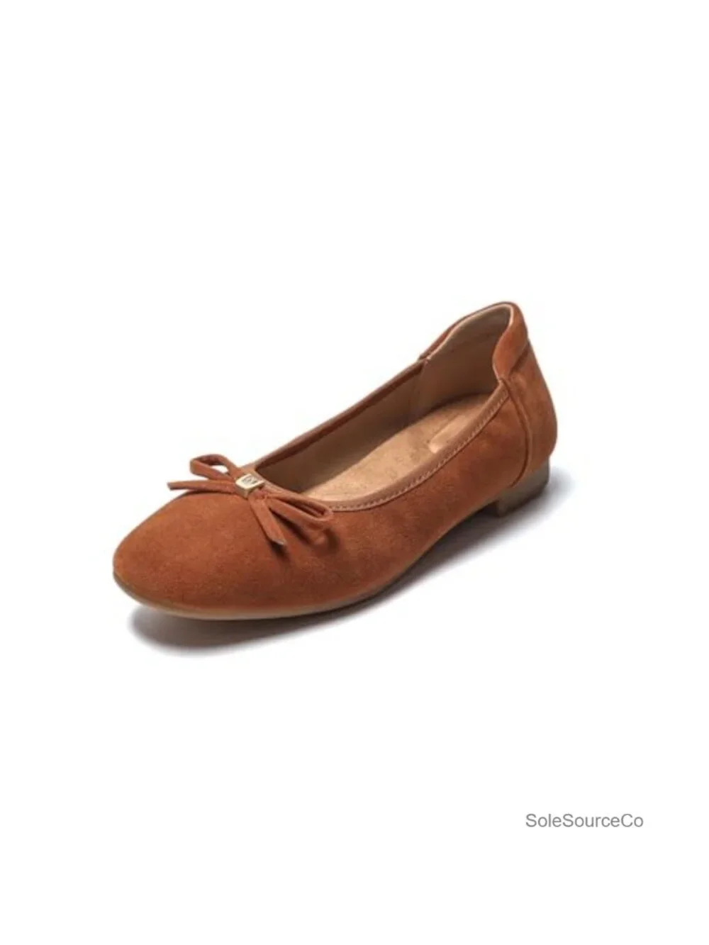 Women's Ballet Flats Round Toe Bow Bowknot Dressy Shoes Memory Foam Arch